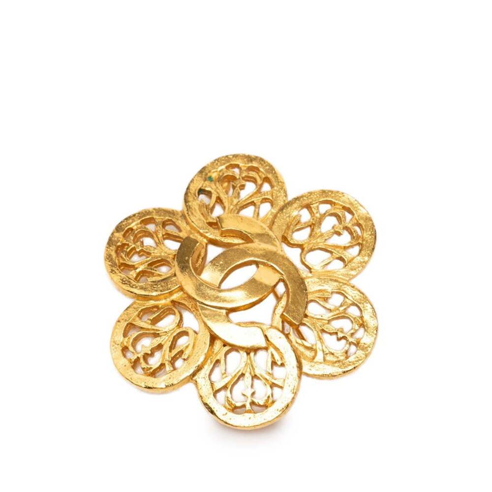 Chanel Cc Logo Brooch Metal #256649C96B